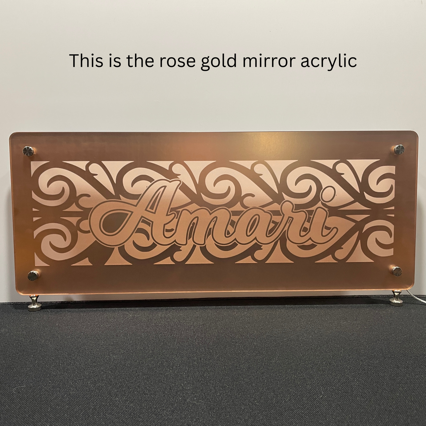Mirror name light