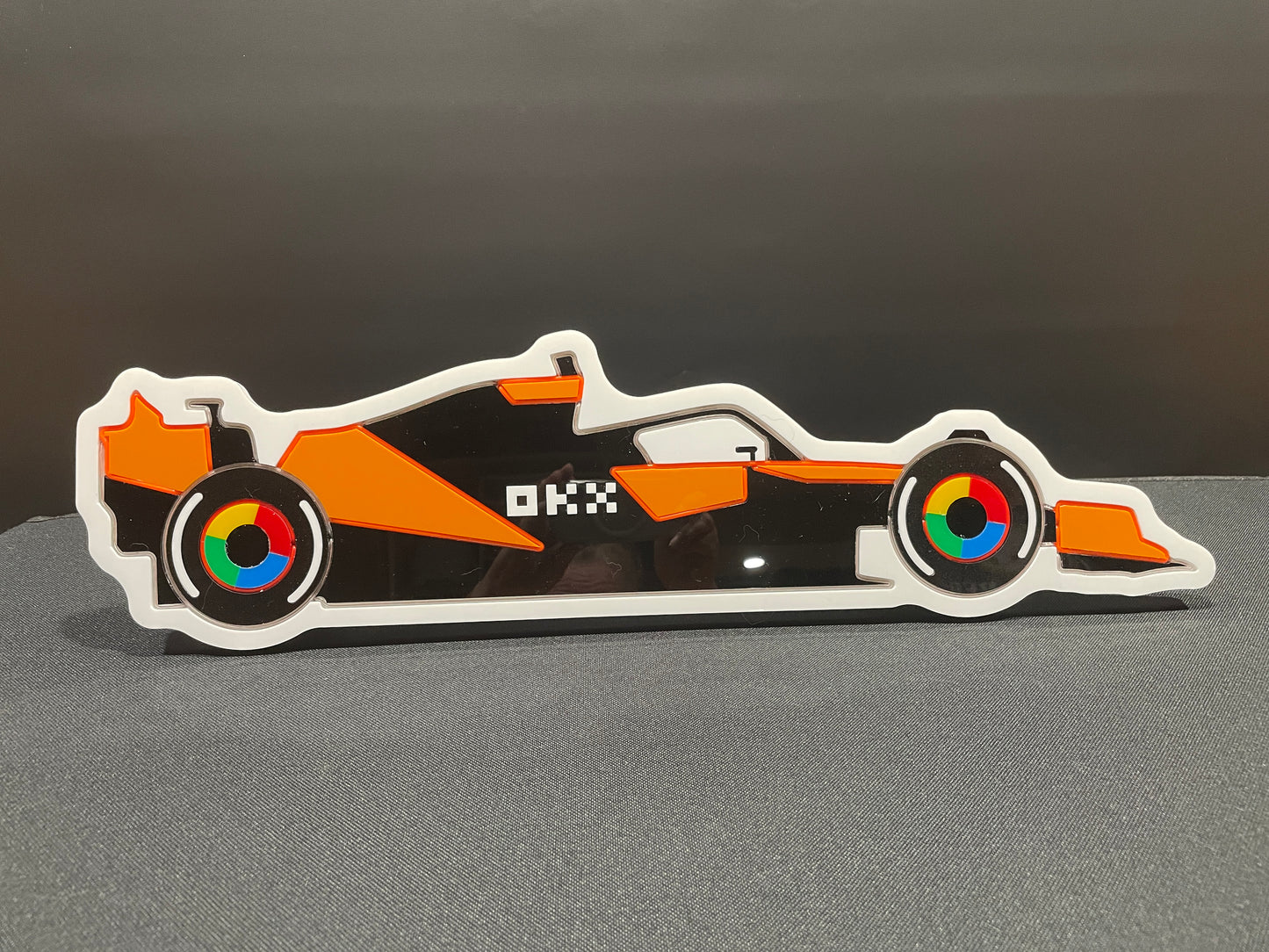 F1 racing car neon light not lit up