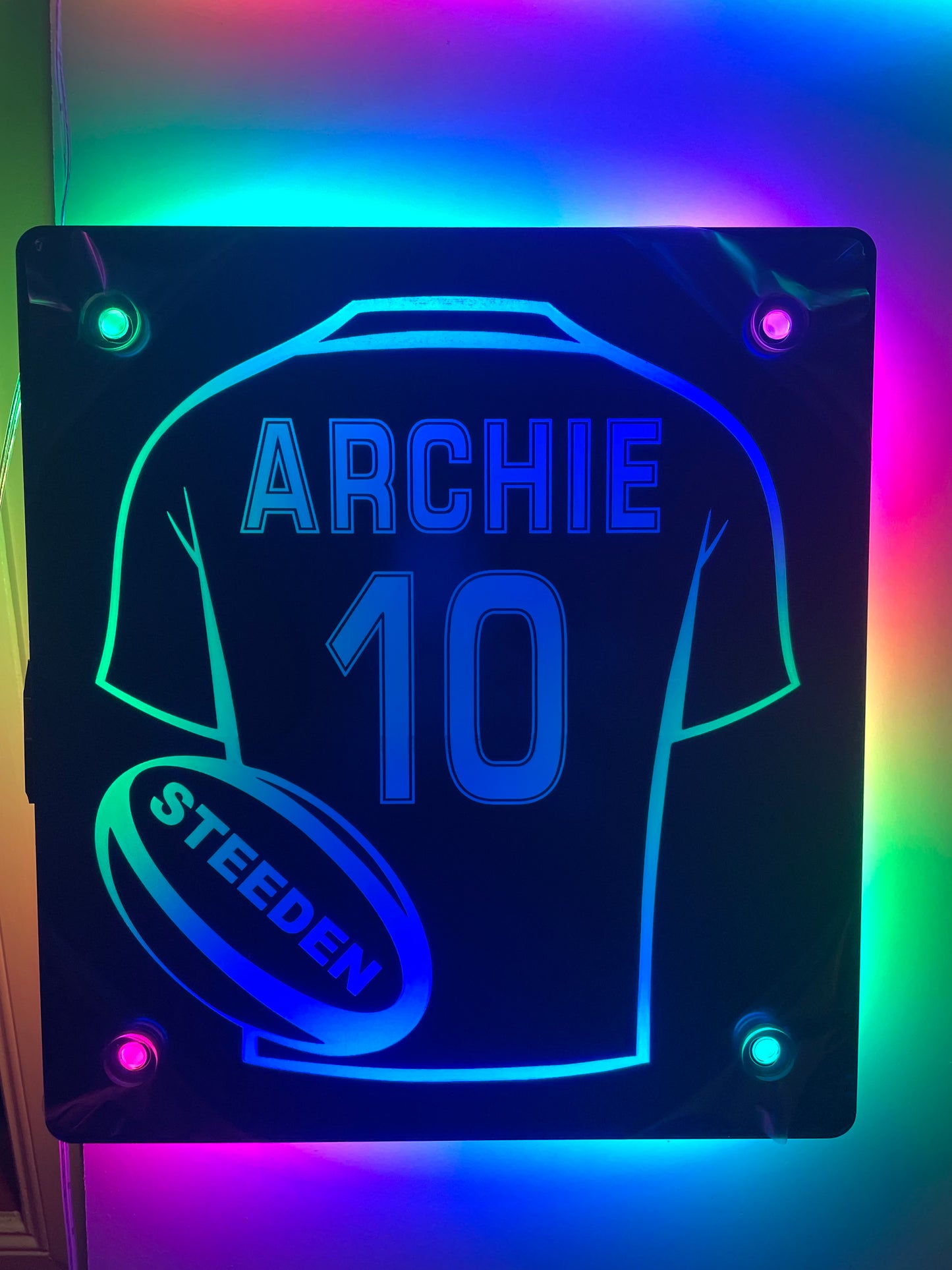 Sports Jersey name light