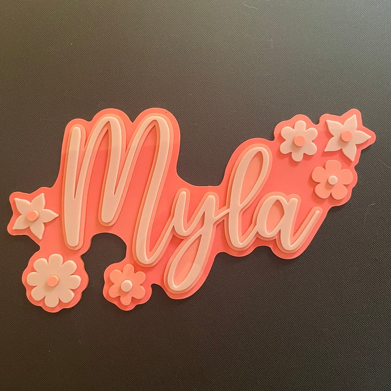 3D Name Plaque
