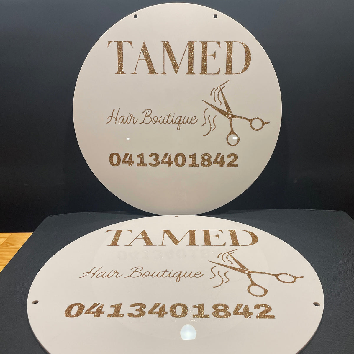 Company signs
