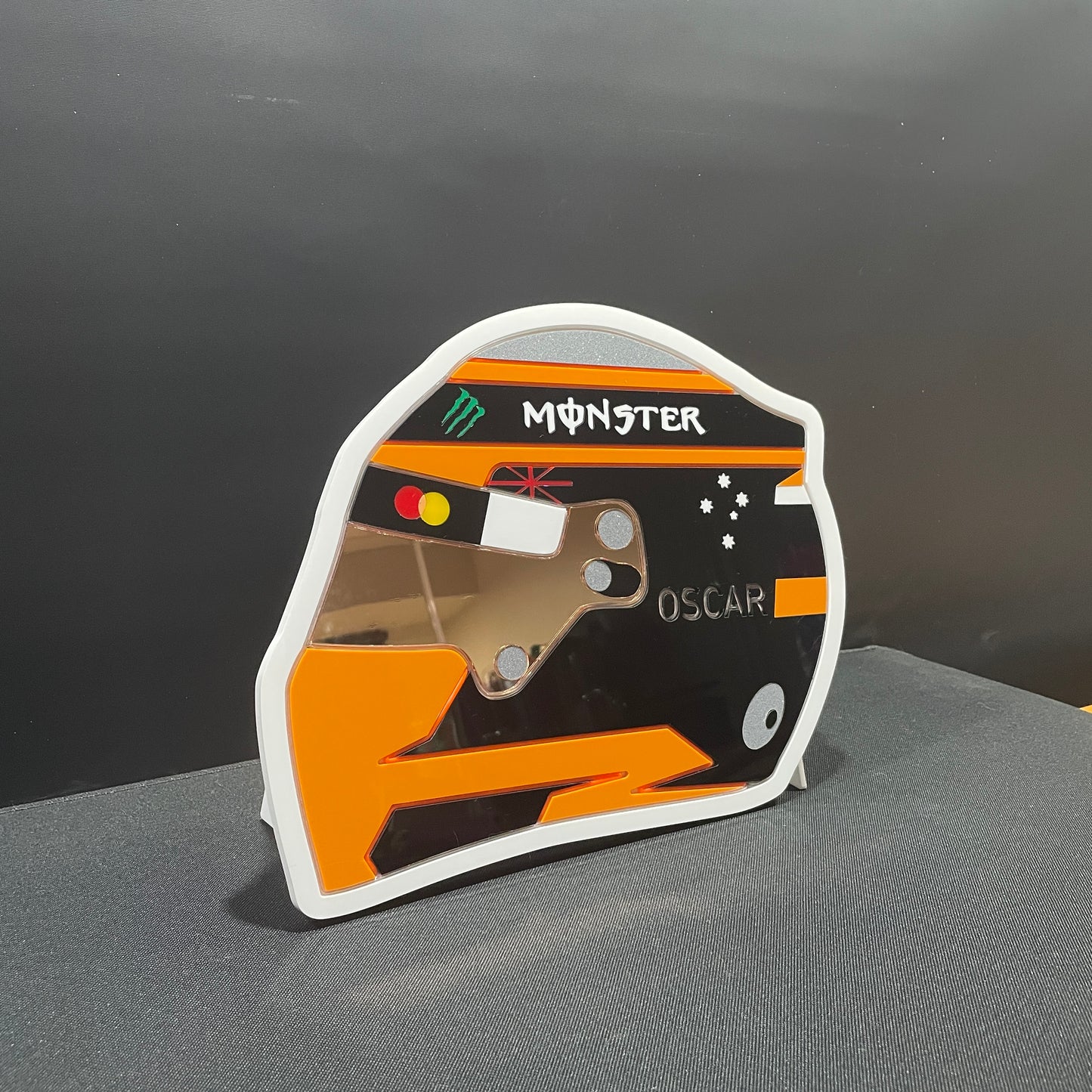 Racing Helmet neon light