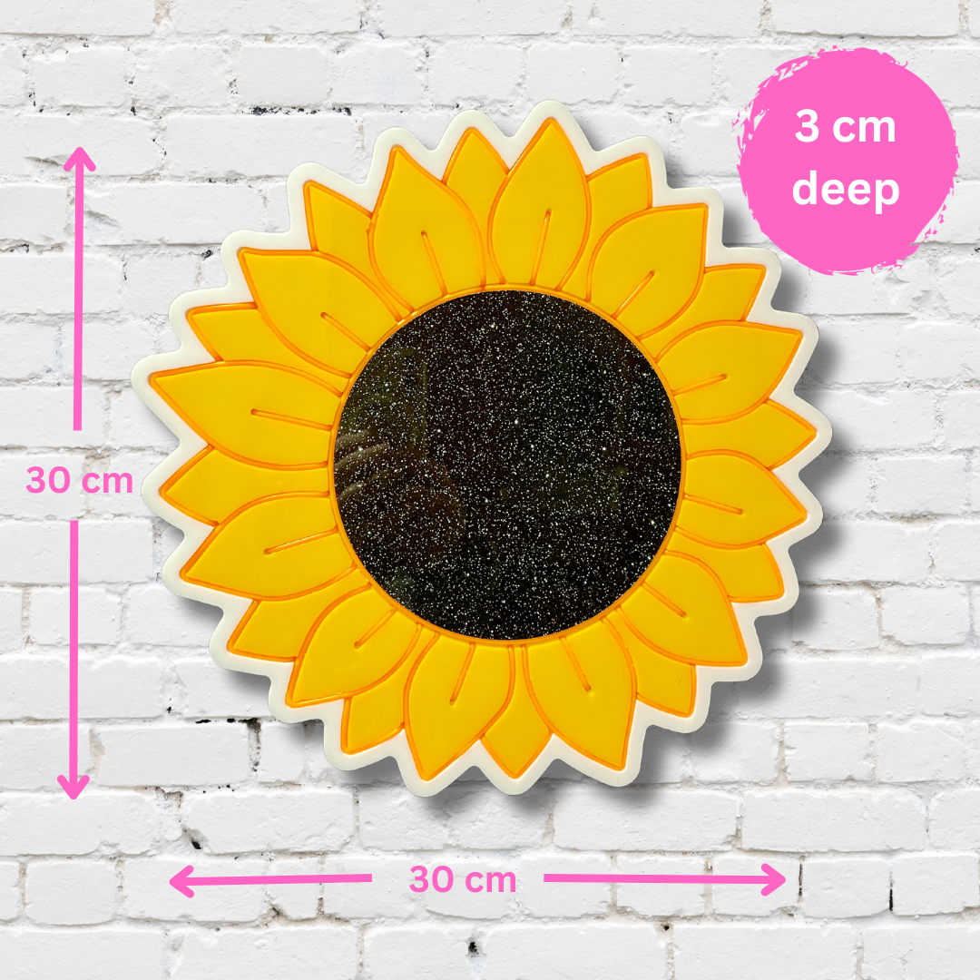 Measurements of a sunflower neon light