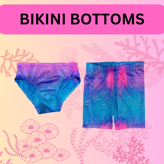 Pant style and short style bikini bottoms Brisbane Australia