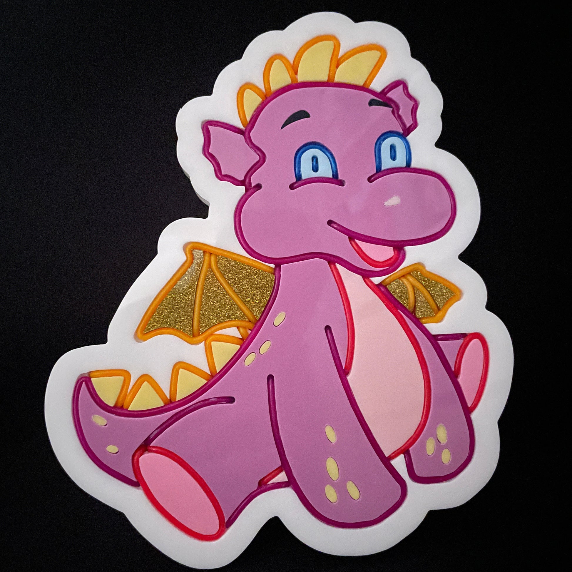 Purple baby dragon neon light not lit up