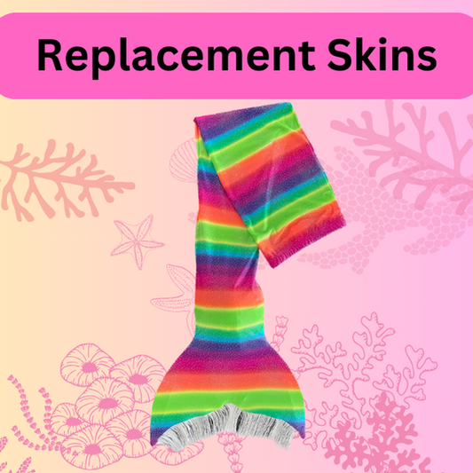 Swimmable mermaid tail skin (no monofin)