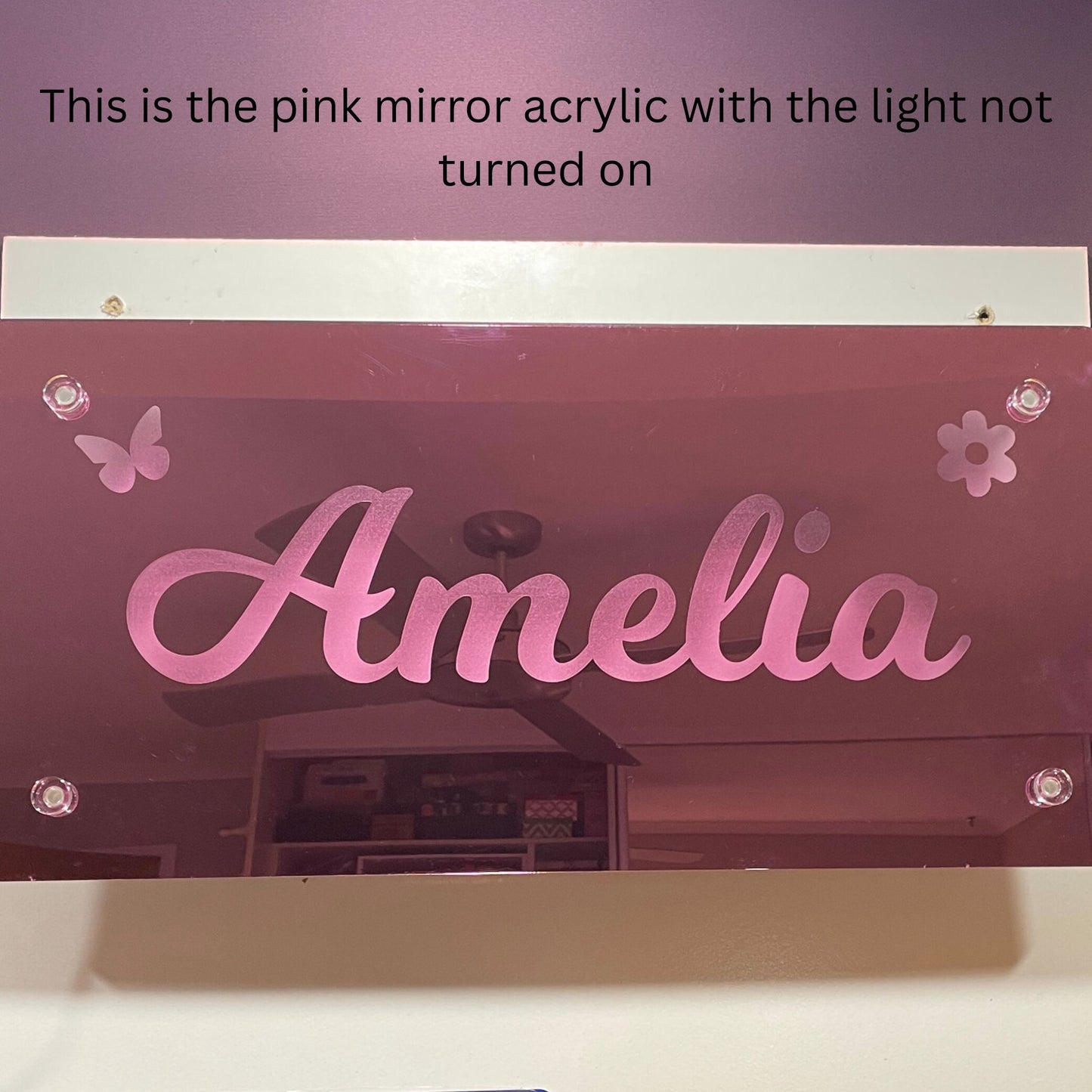Mirror name light